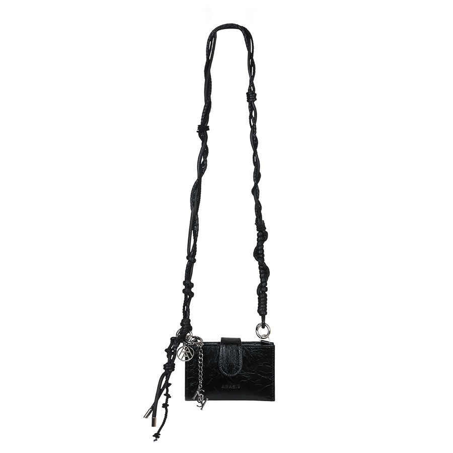 [예약주문/12월9일순차적배송예정] ARAC.9 Mini Wallet Bag (black)